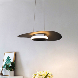 Lustre de <span class=keywords><strong>restaurant</strong></span> et bar, moderne, minimaliste, nordique, de luxe, à hauteur réglable, avec éclairage LED à intensité variable, pour villa, économie d'énergie - Product Image 3