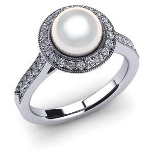 925 Silver Jewelry <strong>Ring</strong> Band Pearl Jewelry Wholesale <strong>Different</strong> <strong>Types</strong> <strong>of</strong> Freshwater Pearls Unique Designs Jewellery Factory - Product Image 2