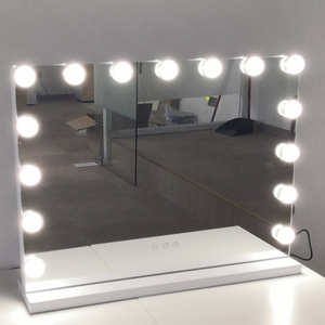 Habitación Luz de <span class=keywords><strong>LED</strong></span> de espejo de pared montado y bombillas regulables maquillaje vanidad <span class=keywords><strong>Hollywood</strong></span> espejo con <span class=keywords><strong>luces</strong></span> - Product Image 3
