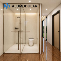 Hôtels modulaires préfabriqués modernes en acier et aluminium, appartements de glamping, chambres clés en main, qualité supérieure, directement de l'usine