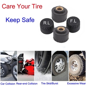 Nhà Máy Màu LED Phổ Sạc Năng Lượng Mặt Trời Màn Hình Kỹ Thuật Số Bên Ngoài Báo Động Xe <span class=keywords><strong>TPMS</strong></span> Cảm Biến Áp Suất Lốp Đo <span class=keywords><strong>TPMS</strong></span> Nhiệt Độ - Product Image 3