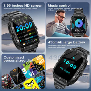 LIGE BW0696 2-bandjes smartwatch van roestvrij staal voor heren en dames, met oproepen beantwoorden, 3ATM waterdicht, fitness tracker, compatibel met Android en iOS - Product Image 6