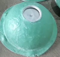 Moules en silicone en fibre de verre en forme de grand bol pour moule à pot de fleurs