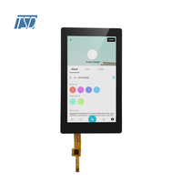 Pantalla táctil capacitiva CTP con interfaz USB I2C de resolución 720x1280 de 5 pulgadas personalizada