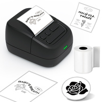 A50 Printer Label nirkabel USB, Printer Label nirkabel Bluetooth, stiker perekat, Printer Label mesin