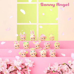 Caja Sorpresa al por Mayor, Sonny Angel Original, Cherry Blossom Lying Hippers, Decoración para Teléfono Móvil, Linda Figura de Muñeca de Regalo - Product Image 3