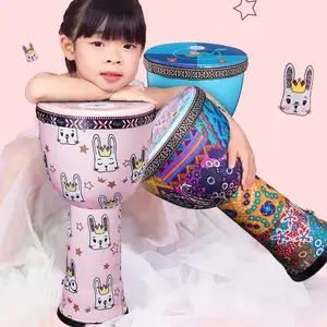 18 * 40厘米非洲乐器制造商打击乐器手鼓8英寸djembe for kids