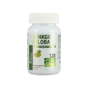Complément de Ginkgo Biloba, force et vitalité, soutient les fonctions cérébrales et la mémoire, 120 capsules végétariennes, capsules de Ginkgo Biloba - Product Image 1