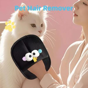 Factory Custom <b>Pet</b> Dog Hair Remover Foam Glove <b>Brush</b> Easy Cleaning Portable Long Plush Cat Hair <b>Brush</b> - Product Image 6
