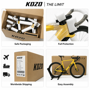 <span class=keywords><strong>Bicicleta</strong></span> de Carretera KOZO the Limit T800 de Carbono 700C, 24 Velocidades, Frenos de Disco Hidráulicos Sensah Empire Pro, Ruedas de Carbono de 50 mm, <span class=keywords><strong>Bicicleta</strong></span> de Carreras - Product Image 6