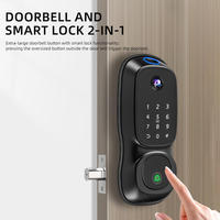 Serrure de porte intelligente avec caméra, vidéo, empreinte digitale, mot de passe numérique, sans clé, pour appartement, maison, chambre, Tuya Ttlock