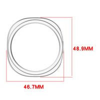 Housse de protection pour pare-chocs de protection en PC évidée pour Samsung Galaxy Watch 8 40mm 44mm accessoires de montre intelligente