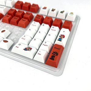 2025 OEM ODM bán buôn Trắng trống Cherry hồ sơ Keycaps PBT nhuộm thăng hoa Keycap cho Diy khách hàng Bàn phím cơ khí - Product Image 3