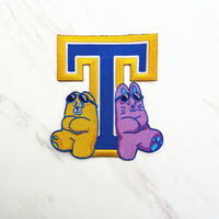 Warmteoverdrachtspatch Op Kleding Schattige Dierenborduurplekken Van Op Maat Gemaakte Designer Ijzeren Patches