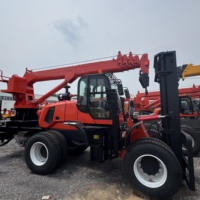Grue télescopique mobile pour chariot élévateur, bras de levage pour le levage de marchandises