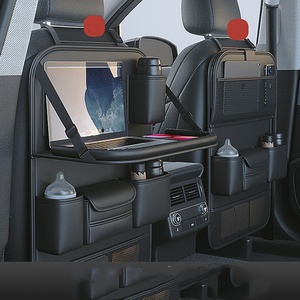 Micora 2026 Bestseller Hochwertige PU-Leder Autositz-Aufbewahrungstaschen Multifunktionale Auto-Rückenlehnen-Aufbewahrungstaschen - Product Image 2