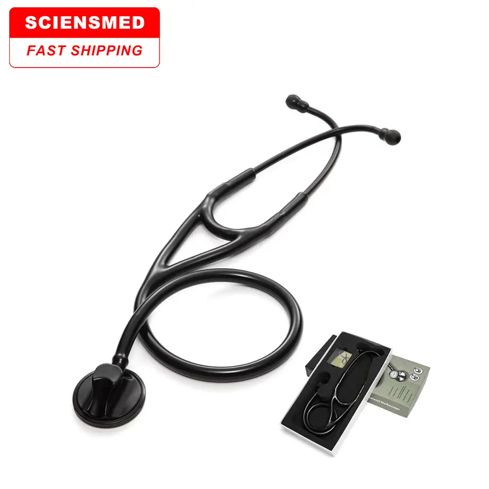 Vente en gros Stéthoscope professionnel en acier inoxydable pour cardiologie