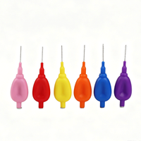 Brosses interdentaires jetables COOLFEEL de qualité supérieure, écologiques, colorées, pour l'hygiène bucco-dentaire, en nylon Dupont, pour un nettoyage optimal