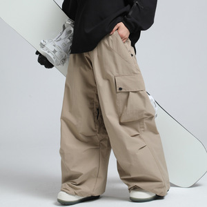 <span class=keywords><strong>Pantalons</strong></span> de ski baggy pour homme, personnalisés, en gros, 2026, imperméables 10000 mm, <span class=keywords><strong>pantalons</strong></span> de snowboard d'hiver, imperméables, avec poches - Product Image 3
