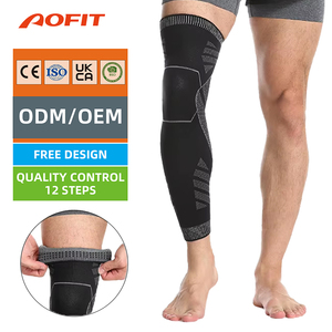 Rodillera Aofit para Gimnasio y Deportes, Soporte Completo para Pierna y Rodilla, Manga de Compresión Diaria para Máxima Alivio <span class=keywords><strong>del</strong></span> <span class=keywords><strong>Dolor</strong></span> de Rodilla - Product Image 1