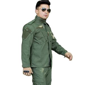 迷彩服 高品質 ACU チェックブルー 戦闘服 迷彩ユニフォーム - Product Image 1