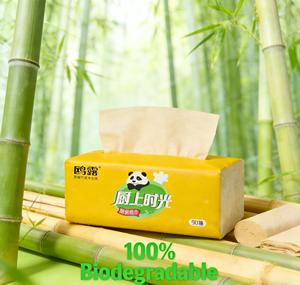 Rouleau d'essuie-tout de cuisine ultra doux et écologique en gros d'usine, en pâte de bambou vierge, fortement absorbant - Product Image 2
