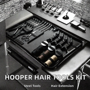 HOOPER COMPANY Meilleures ventes Kit d'outils professionnels en acier inoxydable de qualité chirurgicale pour extensions capillaires et micro-perles - Product Image 2