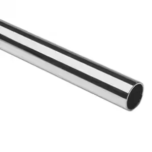 Vendita calda tubo ovale silenziatore moto scarico in acciaio inox struttura di costruzione rotonda senza soluzione di continuità in acciaio inox tubi 304