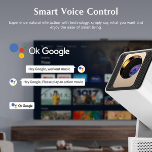 Proyector Islámico con Android 14, Reloj de Oración, Reproductor de Corán, <span class=keywords><strong>Netflix</strong></span> y YouTube para Noches de Cine Familiares Musulmanes y Adoración Diaria - Product Image 2