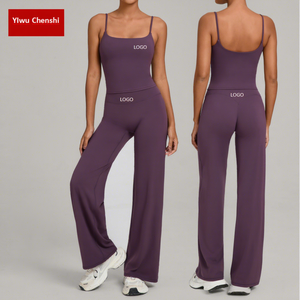 ชุดโยคะกีฬากลางแจ้งแบบสั่งทำพิเศษ ชุดออก<span class=keywords><strong>ก</strong></span>ำลัง<span class=keywords><strong>ก</strong></span>ายสัมผัสนุ่มสบาย ชุดโยคะเอวสูงกัน<span class=keywords><strong>ก</strong></span>ระแท<span class=keywords><strong>ก</strong></span>แบบสองชิ้น - Product Image 1