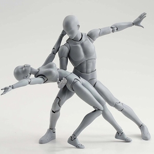 Figurines d'action mobiles pour hommes et femmes, accessoires de jouets en plastique pour adolescents, décoration de fête, Mannequin, Art, croquis, <span class=keywords><strong>dessin</strong></span>, corps <span class=keywords><strong>humain</strong></span> - Product Image 2