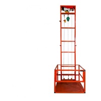 Moteur de levage de 10m de plate-forme électrique portable de petite taille avec élingue de câble métallique pour soulever la cargaison