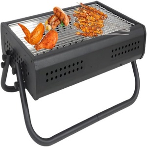 Parrilla de Carbón Portátil Plegable Multifuncional para Exteriores, Resistente al Viento y sin Humo, para Camping - Product Image 1