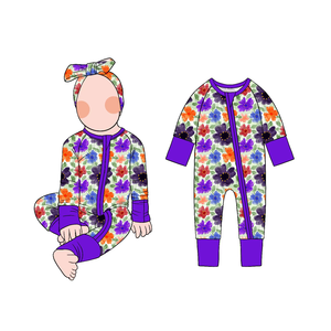 Pagliaccetto per bambini con cerniera in tessuto elastico e resistente promozionale di buona qualità - Product Image 5