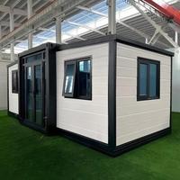 Maison préfabriquée moderne de 10 pieds, deux chambres, villa modulaire portable, maison conteneur extensible de luxe