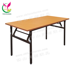 <span class=keywords><strong>Mesa</strong></span> Rectangular Plegable Laminada Moderna para Salón de Banquetes de Hotel YC-T07L - Product Image 4