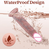 Chaleur Push Vibration Réaliste Grand Gode Butt Plug Débutant Adulte Sex Toys Poussée Anal Gode Vibrateur pour Femme Homme Sextoy