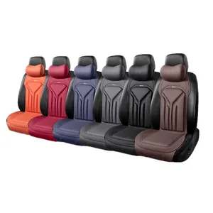 New Arrival Soft Sponge Comfort Leather Suitable Saddle Style Backrest All Inclusive Breathable Car Seat Covers