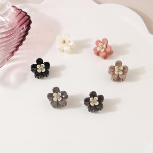 إكسسوارات شعر نسائية ، مشابك شعر صغيرة لطيفة ، مشابك شعر رائعة من حجر الراين ، مشابك مخلب زهور صغيرة للفتيات - Product Image 4