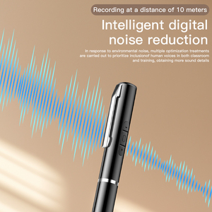 Bán Buôn Xách Tay Kỹ Thuật Số Bằng Giọng Nói Ghi Văn Bản Một Nhấp Chuột Ghi Âm Bút Tiếng Ồn Hủy Bỏ TF Thẻ MP3 Máy Nghe Nhạc Âm Thanh Ghi Âm - Product Image 6