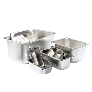 1/4 <span class=keywords><strong>gastronorm</strong></span> thép không gỉ gn container 6.5cm chiều sâu hình chữ nhật thực phẩm tự chọn Pan nhà máy giá cho khách sạn & nhà hàng sử dụng - Product Image 5