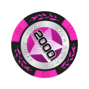 Fichas de Casino YH de 7 Colores, Juego de Póker de 500 Piezas con Corona para Juegos de Azar - Product Image 1