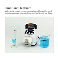 JIHPUMP Petite pompe péristaltique 110v 220v de 565 ml/min pour le remplissage et la distribution de liquide