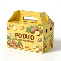 Boîte d'emballage en carton ondulé pour cerises et kiwis