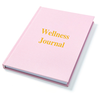 Carnet de bien-être personnalisé en lin avec couverture rigide, agenda de sublimation, carnet de planification quotidienne spirituelle et de pleine conscience