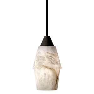 Luxus Salon Natur Alabaster Stein Lüster Lumina rias Kronleuchter Leuchten Lineare horizontale Pendel leuchte für Halle - Product Image 5