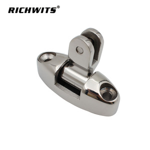 RICHWITS Bisagra de cubierta de barco de acero inoxidable 316, herrajes marinos para montaje de toldo de yate - Product Image 4