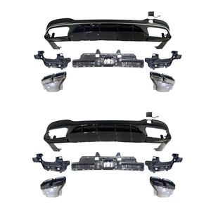 Haute qualité 2020 + Glc Class C253 coupé <span class=keywords><strong>Amg</strong></span> <span class=keywords><strong>63s</strong></span> pare-chocs arrière tuyau d'échappement costume lame de diffuseur arrière pour <span class=keywords><strong>mercedes</strong></span>-benz - Product Image 4