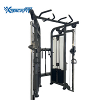 Equipo de Gimnasio Comercial, Máquina Multifuncional de Entrenamiento de Fuerza con Poleas Dobles y Cable Cruzado para Gimnasio