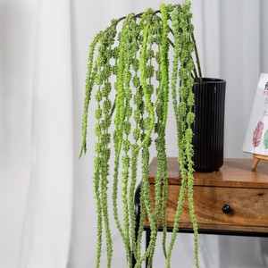 110cm Novedad: Flor de Amaranto Artificial Hecha a Mano de Espuma, Follaje Colgante Verde para Arreglos Florales de Boda, Día de la Madre y Decoración del Hogar - Product Image 4